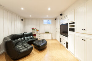 Columbia Builders Custom Home Finished Basement